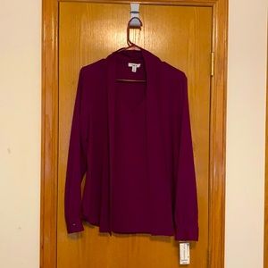 Boysenberry blouse by bar III